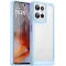Phonesta Acrylic Hybrid Back Cover hoesje voor Motorola Moto G75 - Blauw