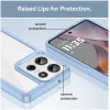 Phonesta Acrylic Hybrid Back Cover hoesje voor Motorola Moto G75 - Blauw 6