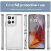 Phonesta Acrylic Hybrid Back Cover hoesje voor Motorola Moto G75 - Transparant 2