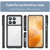 Phonesta Acrylic Hybrid Back Cover hoesje voor Xiaomi Poco X6 Pro - Zwart 8