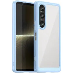 Phonesta Acrylic Hybrid Back Cover hoesje voor Sony Xperia 1 VI - Blauw