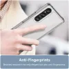 Phonesta Acrylic Hybrid Back Cover hoesje voor Sony Xperia 1 VI - Transparant 5