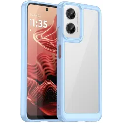 Phonesta Acrylic Hybrid Back Cover hoesje voor Motorola Moto G35 - Blauw