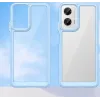Phonesta Acrylic Hybrid Back Cover hoesje voor Motorola Moto G35 - Blauw 8