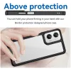 Phonesta Acrylic Hybrid Back Cover hoesje voor Motorola Moto G35 - Zwart 4