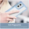 Phonesta Acrylic Hybrid Back Cover hoesje voor Motorola Moto G55 - Blauw 5