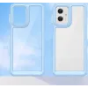 Phonesta Acrylic Hybrid Back Cover hoesje voor Motorola Moto G55 - Blauw 8