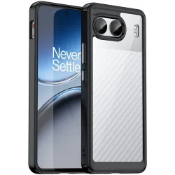 Phonesta Acrylic Hybrid Back Cover hoesje voor OnePlus Nord 4 - Zwart