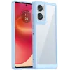 Phonesta Acrylic Hybrid Back Cover hoesje voor Motorola Edge 50 Fusion - Blauw