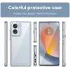 Phonesta Acrylic Hybrid Back Cover hoesje voor Motorola Edge 50 Fusion - Transparant 8