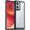 Phonesta Acrylic Hybrid Back Cover hoesje voor Motorola Edge 50 Fusion - Zwart