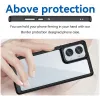 Phonesta Acrylic Hybrid Back Cover hoesje voor Motorola Edge 50 Fusion - Zwart 3