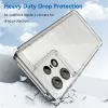 Phonesta Acrylic Hybrid Back Cover hoesje voor Motorola Edge 50 Pro - Transparant 3