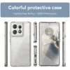 Phonesta Acrylic Hybrid Back Cover hoesje voor Motorola Edge 50 Pro - Transparant 8