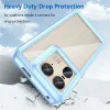 Phonesta Acrylic Hybrid Back Cover hoesje voor Motorola Edge 50 Ultra - Blauw 3
