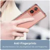 Phonesta Acrylic Hybrid Back Cover hoesje voor Motorola Moto G04 / G04s / G24 / G24 Power / E14 - Transparant 5