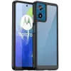 Phonesta Acrylic Hybrid Back Cover hoesje voor Motorola Moto G04 / G04s / G24 / G24 Power / E14 - Zwart