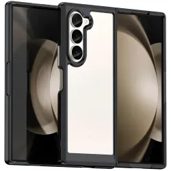 Phonesta Acrylic Hybrid Back Cover hoesje voor Samsung Galaxy Z Fold 6 - Zwart