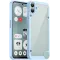 Phonesta Acrylic Hybrid Back Cover hoesje voor Nothing CMF Phone 1 - Blauw