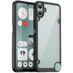 Phonesta Acrylic Hybrid Back Cover hoesje voor Nothing CMF Phone 1 - Zwart