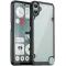 Phonesta Acrylic Hybrid Back Cover hoesje voor Nothing CMF Phone 1 - Zwart
