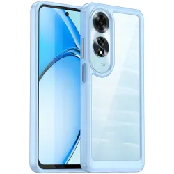 Phonesta Acrylic Hybrid Back Cover hoesje voor Oppo A60 4G - Blauw