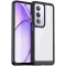 Phonesta Acrylic Hybrid Back Cover hoesje voor Oppo A80 - Zwart