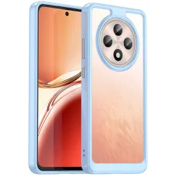 Phonesta Acrylic Hybrid Back Cover hoesje voor Oppo Reno12 F/Reno12 FS - Blauw