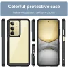 Phonesta Acrylic Hybrid Back Cover hoesje voor Realme 14x / C75 - Zwart 1