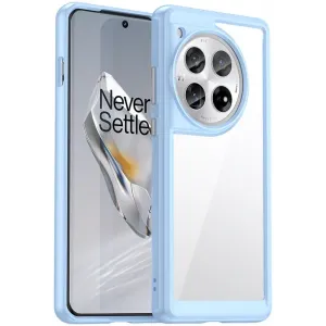 Phonesta Acrylic Hybrid Back Cover hoesje voor OnePlus 12 - Blauw