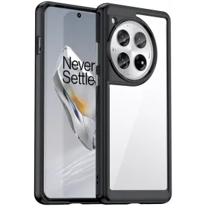 Phonesta Acrylic Hybrid Back Cover hoesje voor OnePlus 12 - Zwart