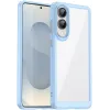 Phonesta Acrylic Hybrid Back Cover hoesje voor Samsung Galaxy S25 Edge - Blauw