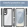 Phonesta Acrylic Hybrid Back Cover hoesje voor Samsung Galaxy S25 Edge - Zwart 3