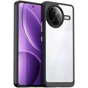 Phonesta Acrylic Hybrid Back Cover hoesje voor Xiaomi Poco F7 Ultra - Zwart
