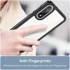 Phonesta Acrylic Hybrid Back Cover hoesje voor OnePlus Nord 5 - Zwart 5