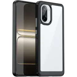 Phonesta Acrylic Hybrid Back Cover hoesje voor OnePlus Nord CE5 - Zwart