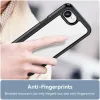 Phonesta Acrylic Hybrid Back Cover hoesje voor Apple iPhone 17e/16e - Zwart 5