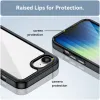 Phonesta Acrylic Hybrid Back Cover hoesje voor Apple iPhone 17e/16e - Zwart 6