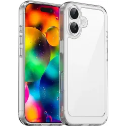 Phonesta Acrylic Hybrid Back Cover hoesje voor Apple iPhone 17 - Transparant