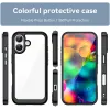 Phonesta Acrylic Hybrid Back Cover hoesje voor Apple iPhone 17 - Zwart 2