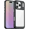 Phonesta Acrylic Hybrid Back Cover hoesje voor Apple iPhone 17 Pro - Zwart