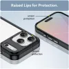 Phonesta Acrylic Hybrid Back Cover hoesje voor Apple iPhone 17 Pro - Zwart 6