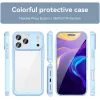Phonesta Acrylic Hybrid Back Cover hoesje voor Apple iPhone 17 Pro Max - Blauw 2