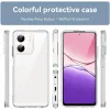 Phonesta Acrylic Hybrid Back Cover hoesje voor Oppo A5x - Transparant 2