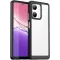 Phonesta Acrylic Hybrid Back Cover hoesje voor Oppo A5x - Zwart