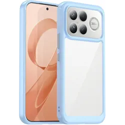 Phonesta Acrylic Hybrid Back Cover hoesje voor Xiaomi Poco F8 Ultra - Blauw