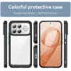 Phonesta Acrylic Hybrid Back Cover hoesje voor Xiaomi Poco F8 Ultra - Zwart 2
