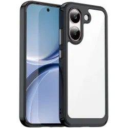 Phonesta Acrylic Hybrid Back Cover hoesje voor Xiaomi Poco X8 Pro - Zwart