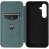 Phonesta Carbon Fiber Skin Book Wallet Case hoesje voor Samsung Galaxy S25 - Donkergroen 5