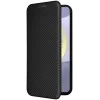 Phonesta Carbon Fiber Skin Book Wallet Case hoesje voor Samsung Galaxy S25 - Zwart 7